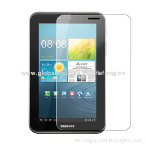 Tempered-glass Screen Protector for Samsung P3100, with 0.33mm Thickness, 9H Hardness, OEM Welcome